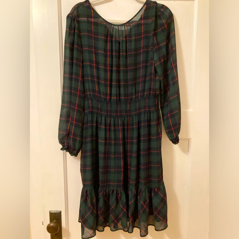 J crew plaid dress